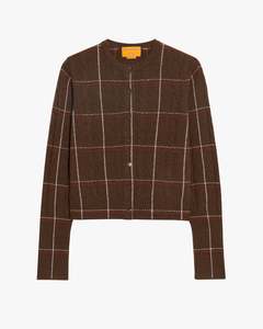 Jane Check Cardigan