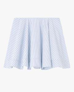 Your Summer Wardrobe: Stripe Cotton Mini Circle Skirt