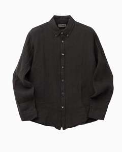 Linen Dyed Oversized Shirt