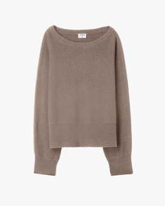 Wool Yak Boatneck Sweater