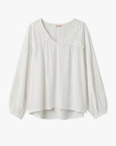 Loren Emb LS Top