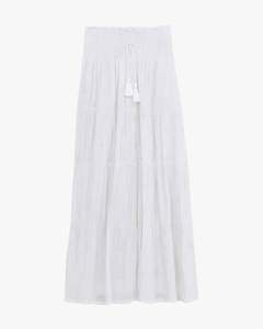 M A B E: Frani Emb Maxi Skirt