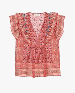 Darla Print SS Top