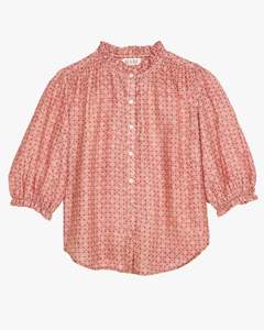 Cassia Print LS Top