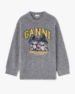 Teddy Mushrooms Brushed Alpaca OS Sweater