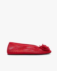 Womens Footwear: Jenny Mesh Flower Ballerina