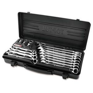 GBA1541 Toptul Rev Ratchet Spanner Set15pc 8-19mm