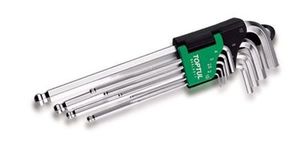 GBAL0901 Toptul Hex Key Set 9pc SAE 1/16-3/8