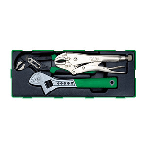 GTA0315 Toptul 3pc Adjustable Wrench & Pliers Set