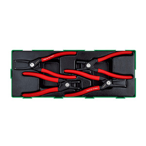 GTA0444 Toptul Circlip plier Kit 4pc H/Duty Size A Tray