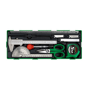 GTA1031 Toptul Measuring Marking & Cutting Set 10pc