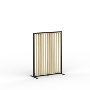 Office Zoning: Workspace Slat Studio Divide Floor Standing Screens 1200H