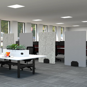 Office Zoning: Sonic Acoustic Free Standing Floor Screen