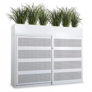 Strata Sliding Door Cabinet White