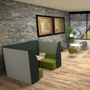 Edge 4 Person Meeting Booth