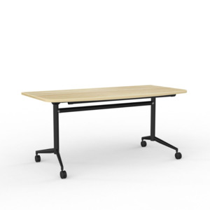 Modular Flip Tables: Knight Team Flip Meeting & Training Room D Shape Table