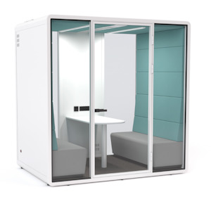 Office Phone Meeting Pods: Haven Team+ Plus Quiet Pod Booth