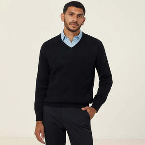 Acrylic V-Neck Sweater - CATE33 - Workthreads