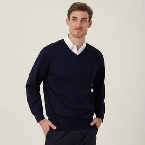 Products: Wool Rich V-Neck Sweater CATE28 - Workthreads