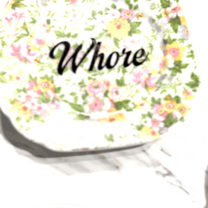 Vintage Ceramic Plate with Naughty Words