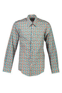 Archive Sale Nothing Over 150 Mens: WORLDman 4290 Romeo Shirt Green Floral