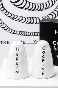 David Shrigley x Cocaine & Heroin Shakers