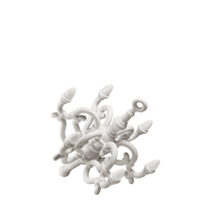 Qeeboo: Qeeboo Fallen Chandelier White