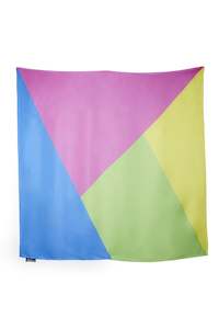 50 Off Belts Scarves: WORLD Christchurch Colour Block Scarf 90 x 90cm