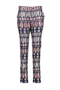 50 Off Past Seasons Womens: WORLD 4368 Staying Alive Trouser Navy Fern