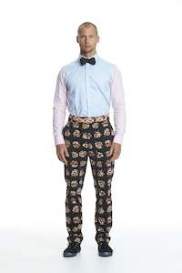50 Off Past Season Mens: WORLDman 4480 Vonnegut Shirt Sky Petal Lime