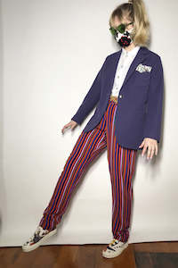World Womans Spring Summer 2021: WORLD 4617 Saunter Trouser Stripe