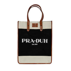 Cool Hunter Market Bags: The Cool Hunter Market Bag Tan Leather - Pra-Duh - NEW