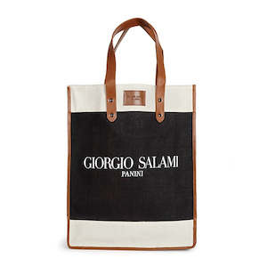 The Cool Hunter Market Bag Tan Leather - Giorgio Salami - NEW
