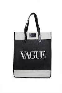 The Cool Hunter Market Bag Black Leather - Vague - NEW