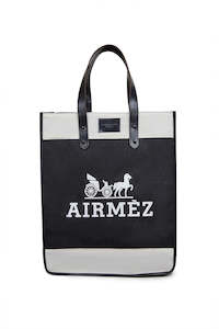 The Cool Hunter Market Bag Black Leather - Airmez - NEW
