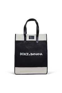 The Cool Hunter Market Bag Black Leather - Dolce & Banana - NEW