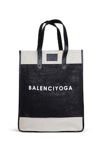 The Cool Hunter Market Bag Black Leather - Balenciyoga - NEW