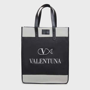 The Cool Hunter Market Bag Black Leather - Valentuna - NEW