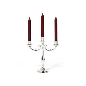 Cire Trudon Silver 3 Branch Candelabra