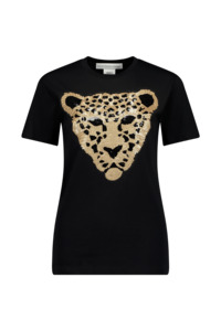 Worldman 2019 2020: The Different League Sequin Cheetah T-Shirt Black  (UNISEX)