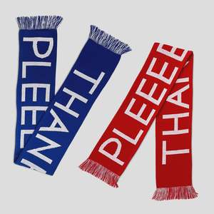 David Shrigley 1: David Shrigley - Please & Thank You - Football Scarf