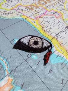 New Arrivals: WORLD Bullion Brooch - Black Eye with Bowie Tears
