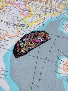 New Arrivals: WORLD Bullion Brooch - Leaf on Acid