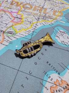 New Arrivals: WORLD Bullion Brooch - Chet Baker's Trumpet