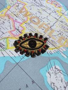 New Arrivals: WORLD Bullion Brooch -  Gimme a Gold Green Eye