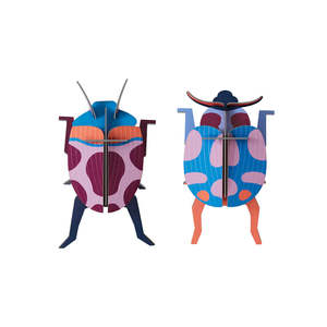 Gifting Objet Dart: Studio Roof: Wall Art Beetles (B7) Coccinelle Couple