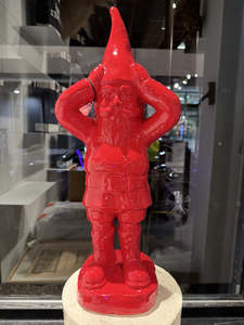Gregor Kregar Oh No Thinker Gnome 2021/2025 - Glazed Ceramic - Red