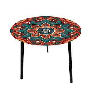 Coaster Side Table Nz: Glass Top Side Table-Moroccan Table