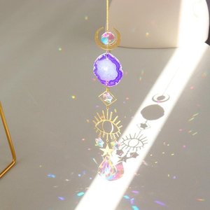 Hanging Crystal Agate-Cosmic