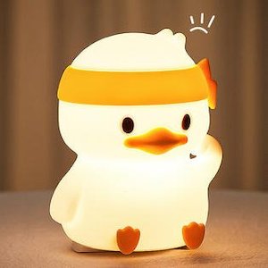 Soft Touch Silicone LED Ninja Duck